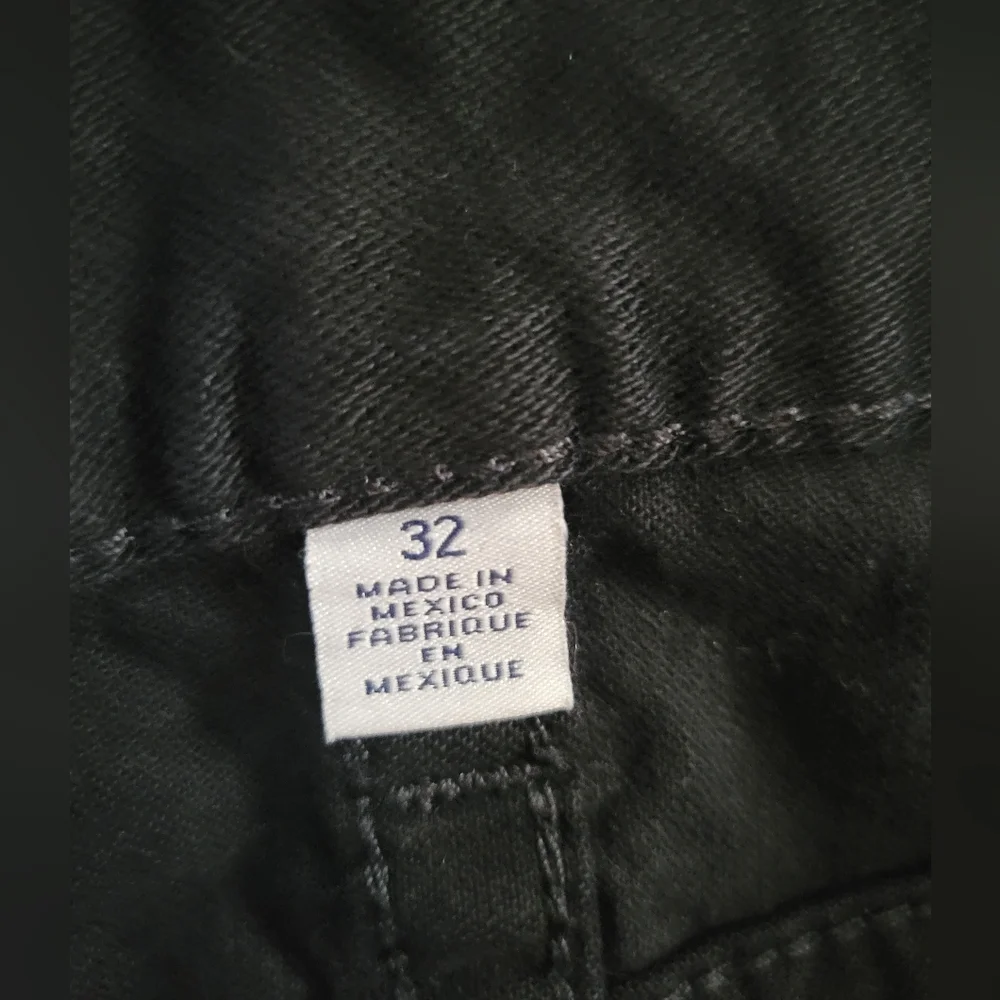 True Religion Section Straight Leg Jeans with Flap Pockets Black Size 32 Waist